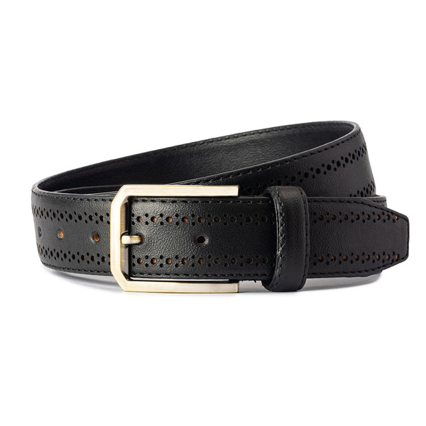 Brogue belt best sale