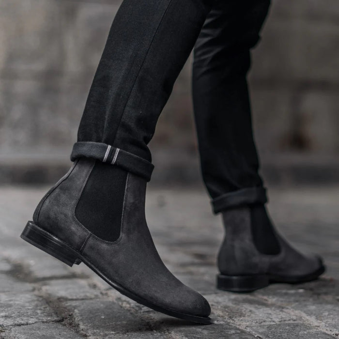 CHELSEA BOOTS-GREY