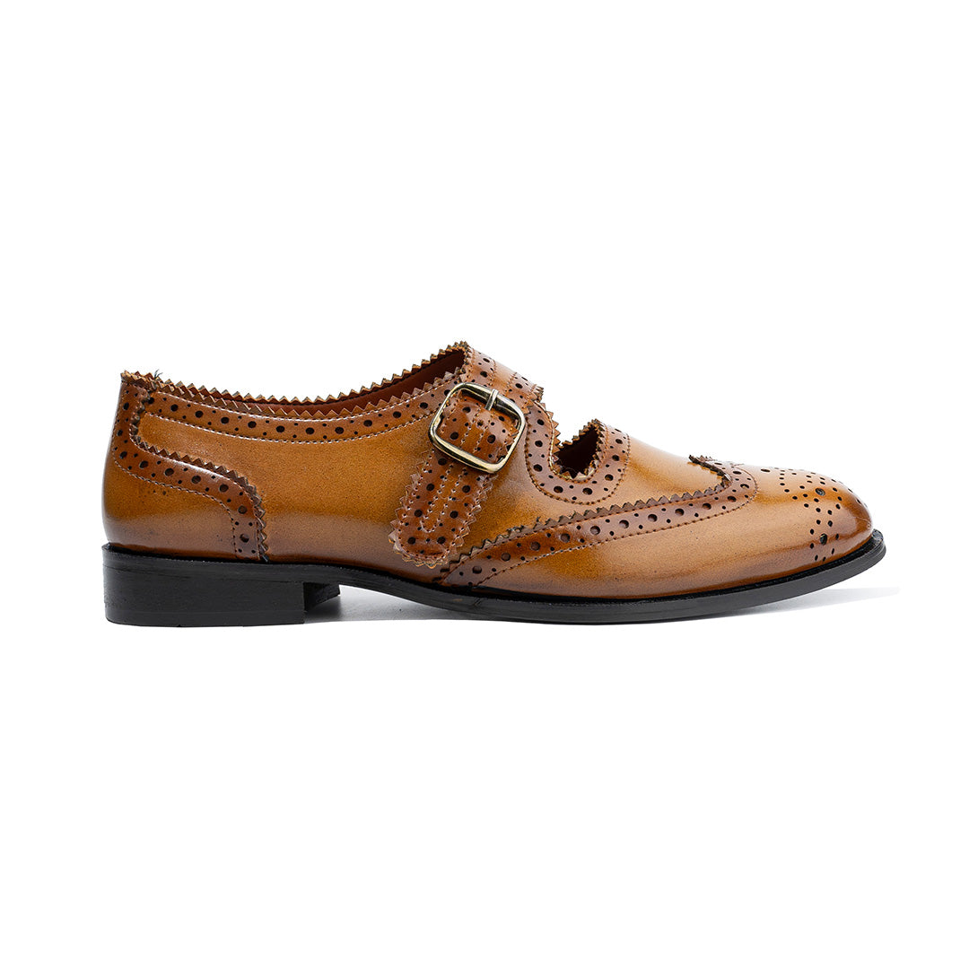 The Alternate sandals with brogue detail