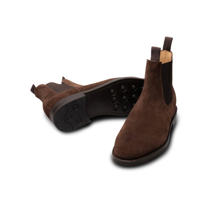 Suede Chelsea boots- Brown