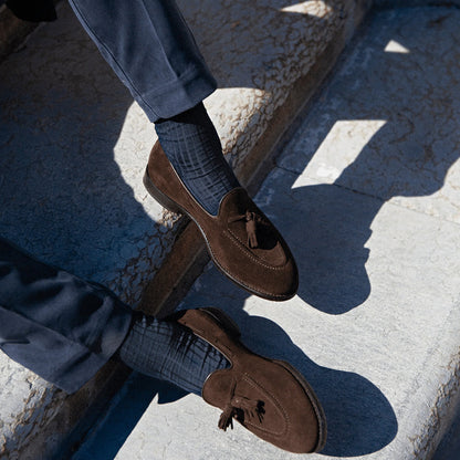 Suede Tassel loafers - Brown