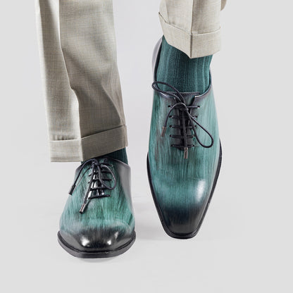 The Alternate Wholecut lace up- Green