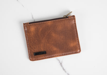 Woven cardholder - Tan