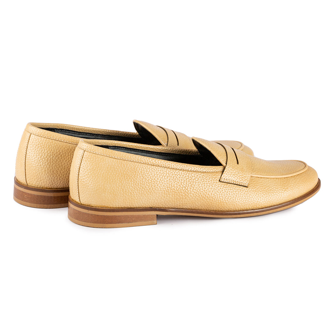 PENNY LOAFERS- BEIGE