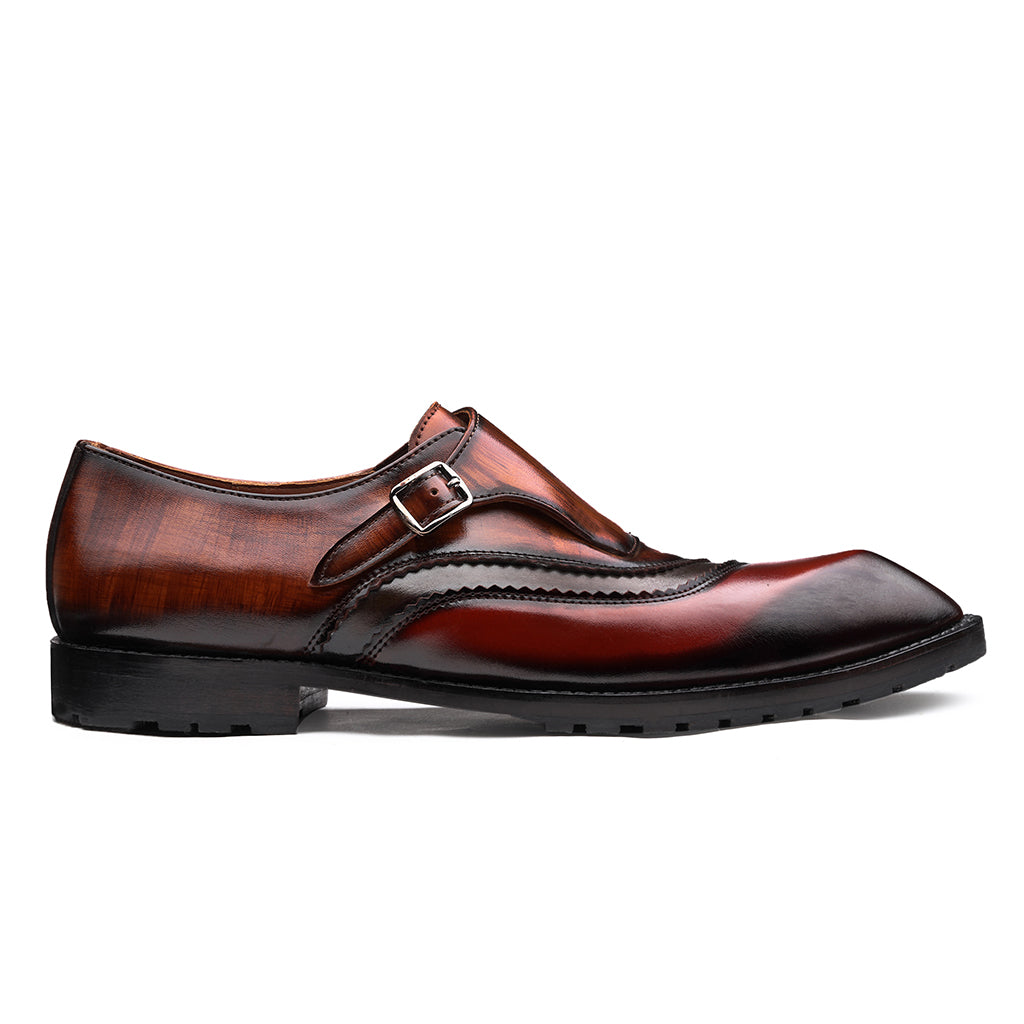 SINGLE MONK WITH COMMANDO OUTSOLE - HEIGHT ELEVATION