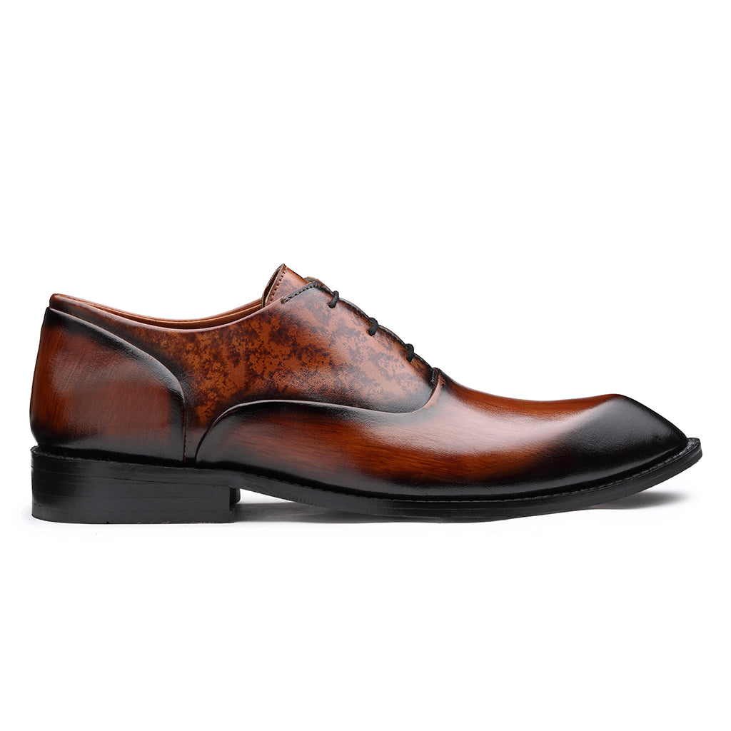 PATINA LACE-UPS WITH POINTED TOE