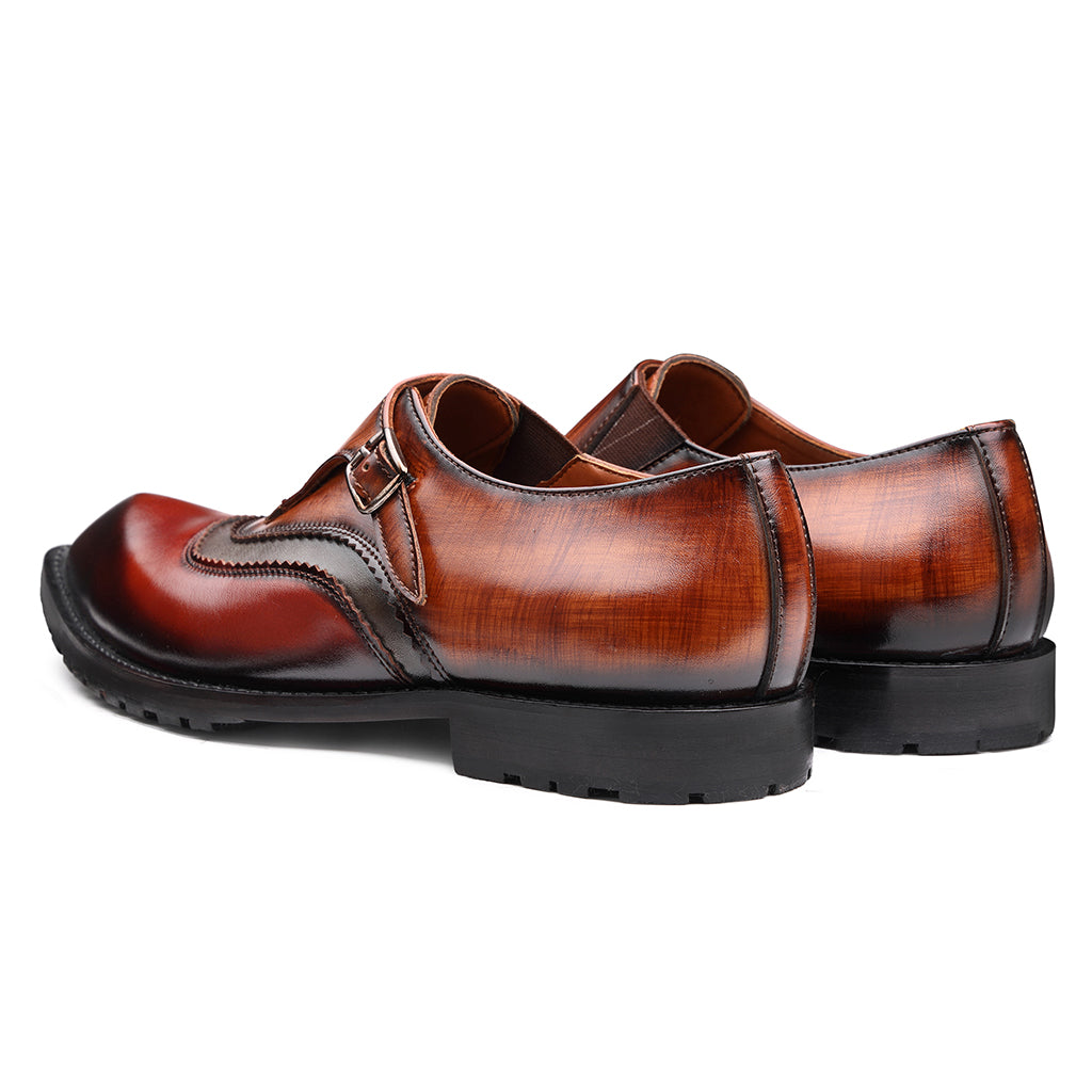 SINGLE MONK WITH COMMANDO OUTSOLE - HEIGHT ELEVATION