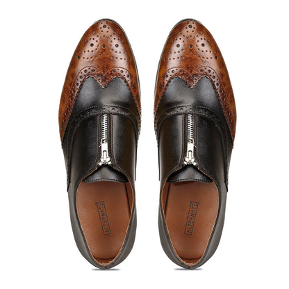 BROGUES WITH ZIP DETAIL - HEIGHT ELEVATION