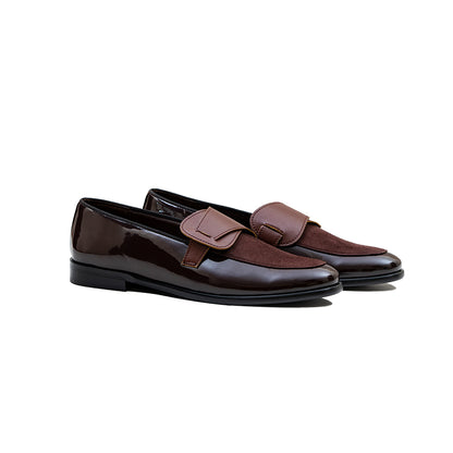 BUTTERFLY LOAFERS-BROWN