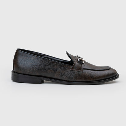 HORSEBIT SLIP-ONS- BROWN