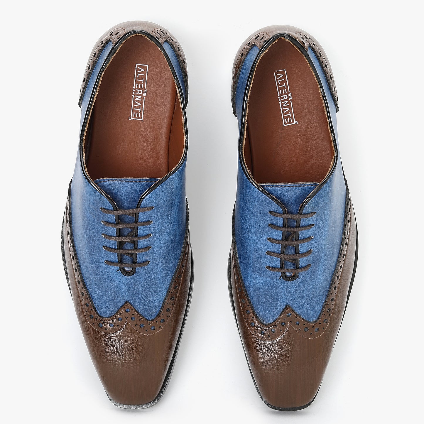 WING TIP DERBY SHOES