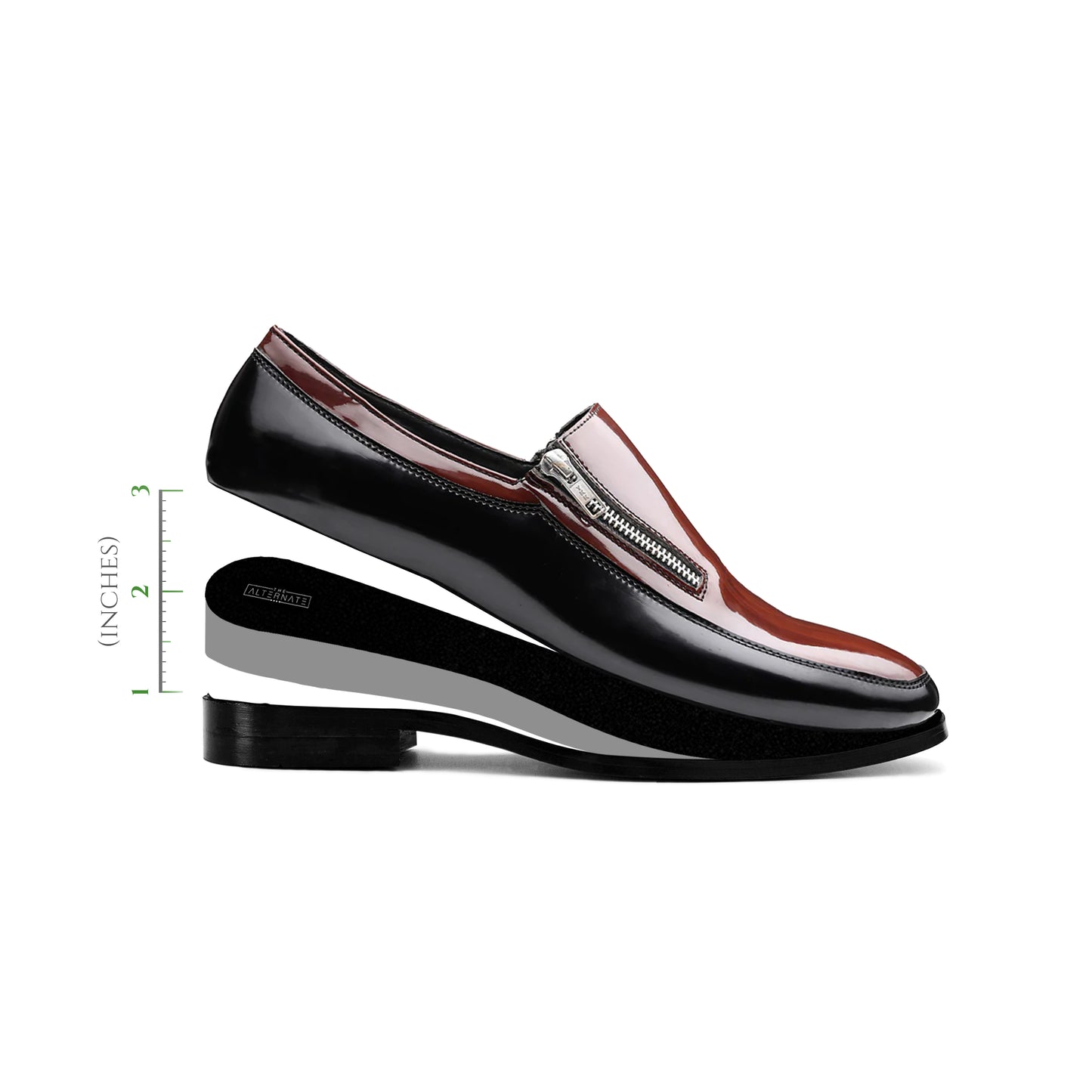 DUAL TONE SLIP-ONS - HEIGHT ELEVATION