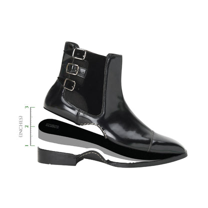 MONK STRAP BOOTS - HEIGHT ELEVATION